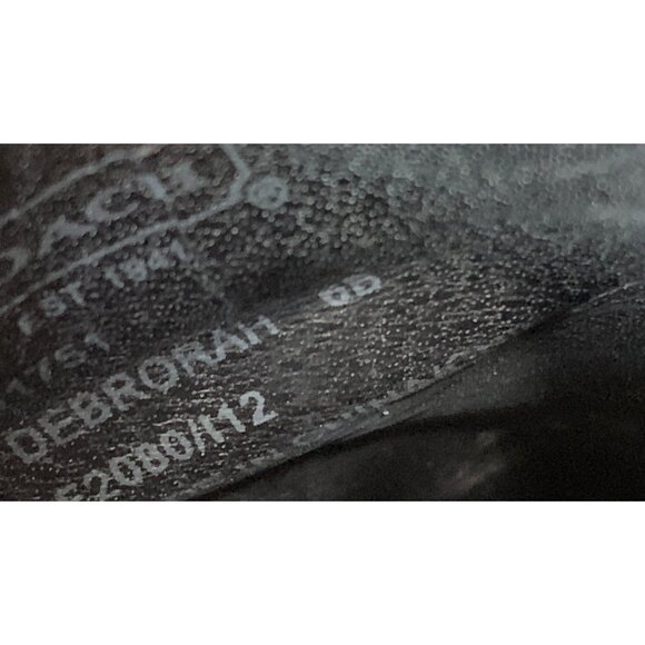 Coach Debrorah Womens Sequin Plaid Ballet Flats Size 6B Holiday EUC - Picture 3 of 9